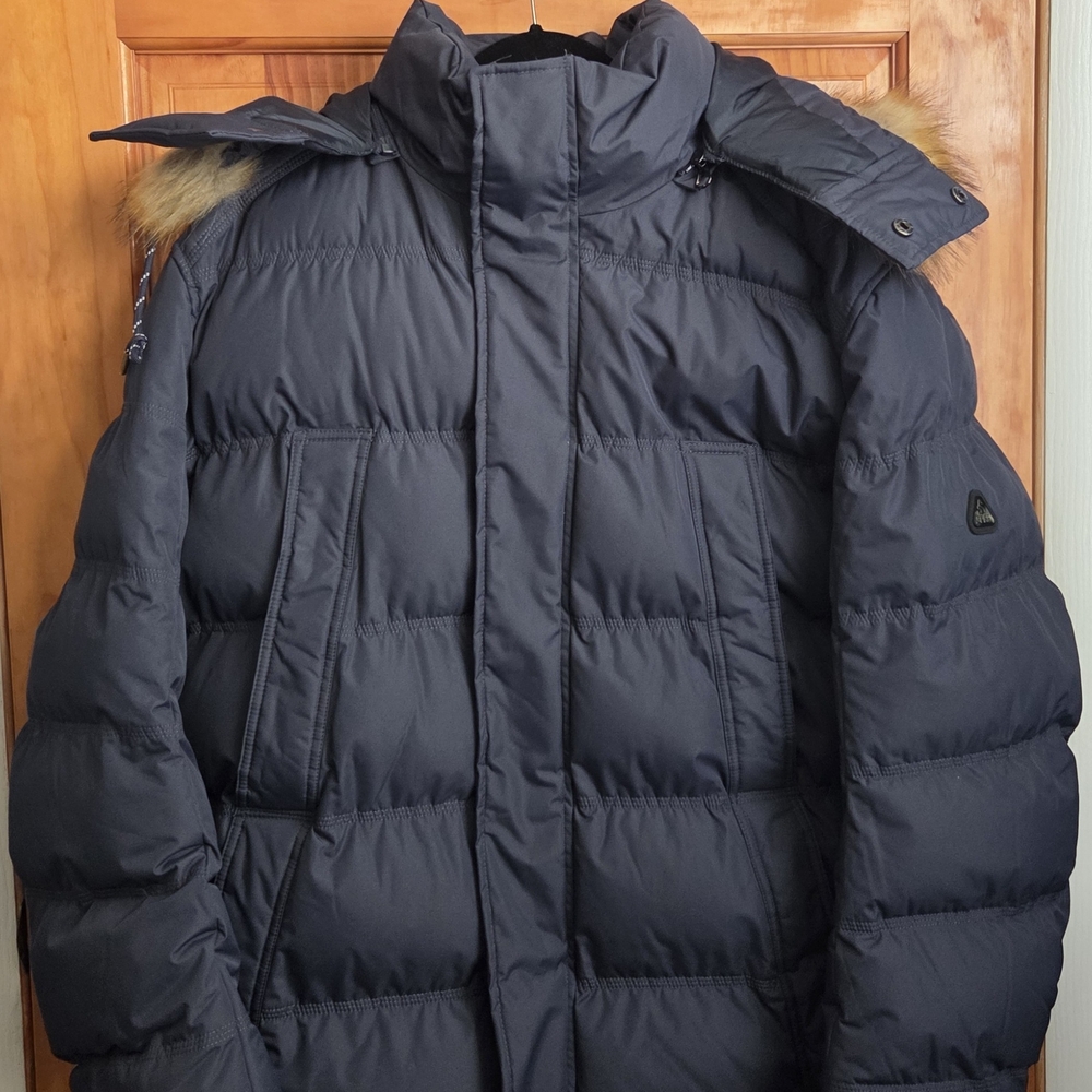 Aspire Women's Dark Blue Puffer Jacket